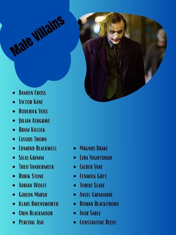 Male Villains