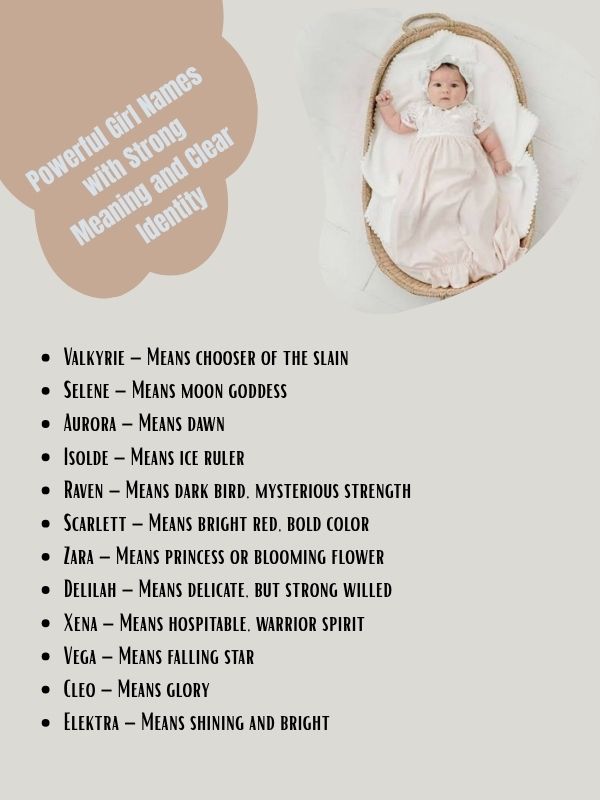 Powerful Girl Names with Strong Meaning and Clear Identity