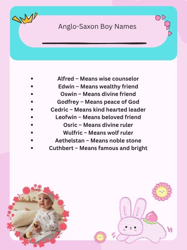 Anglo-Saxon Boy Names
