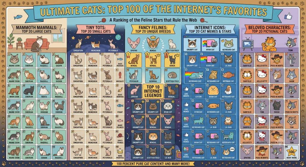 Top 100 Cat Breeds and Price List (2026) | Complete Guide
