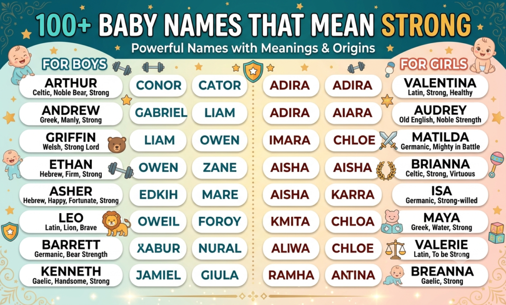 50+ Baby Names That Mean Leader or Protector: Strong Names for Boys & Girls