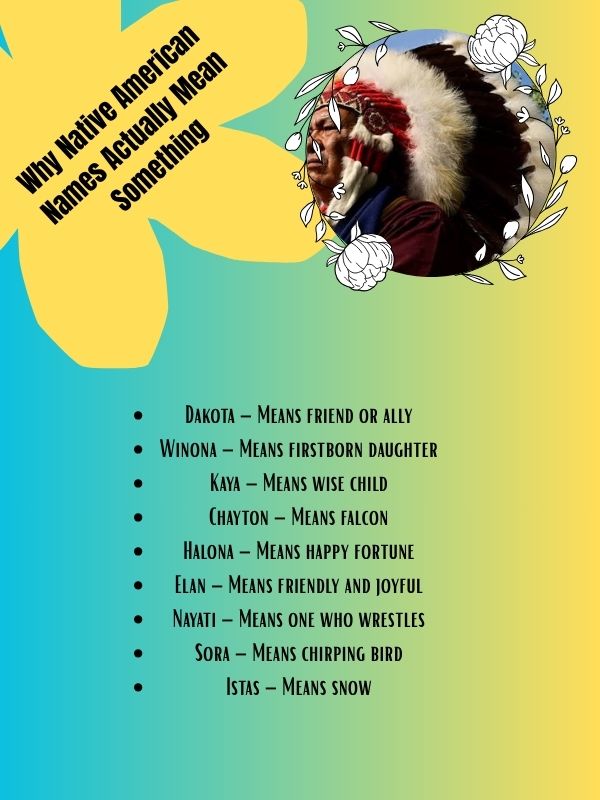 Why Native American Names Actually Mean Something