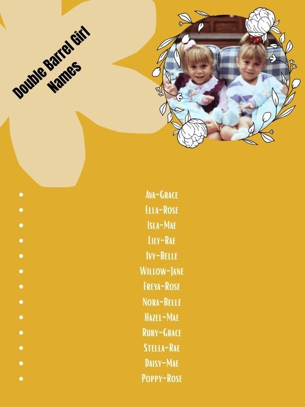 Double Barrel Girl Names