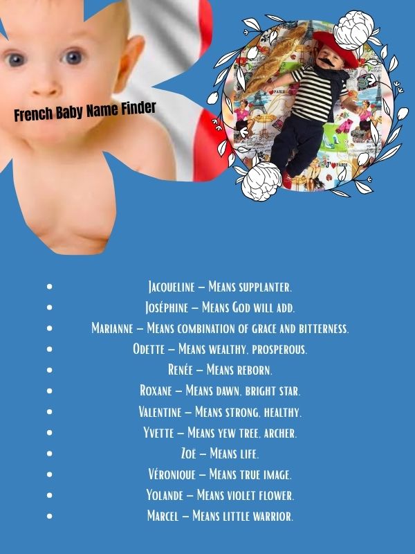 French Baby Name Finder
