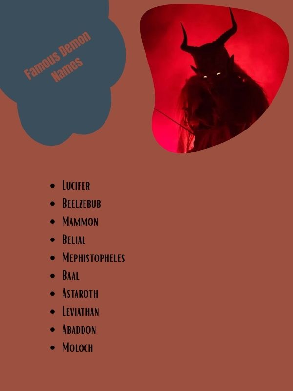 Famous Demon Names